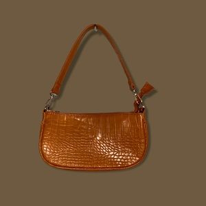 Camel brown small shoulder bag